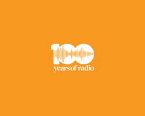 100 Years of radio Logo Orange