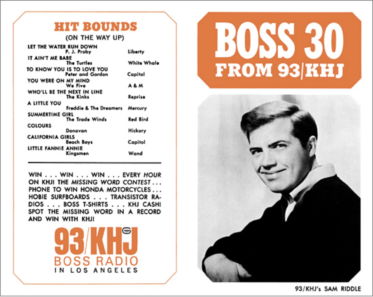 May 1965: RKO General premiers Boss Radio on KHJ-AM Los Angeles